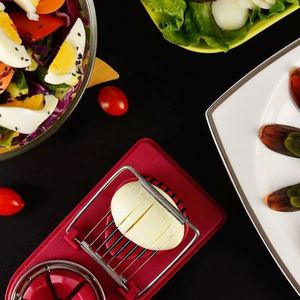 เครื่องตัดไข่อเนกประสงค์ทำจากสแตนเลสแม่พิมพ์ตัดไข่รูปทรงดอกไม้อุปกรณ์ในครัว - Product Image 4