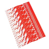 Pailles en papier personnalisées avec logo imprimé, robustes et durables, pour thé au lait perlé, boissons froides