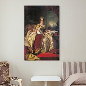 Nữ Hoàng Victoria Anh Quốc Monarch Bức Tranh Chân Dung & Tường Nghệ Thuật Trang Trí Nội Thất Victoria Kỷ Nguyên Vải Tường Nghệ Thuật In Cho Lịch Sử Những Người Yêu Thích - Product Image 5