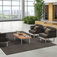 Sigarten Prêt à expédier foshan rotin mobilier d'extérieur canapé ensemble pour jardin