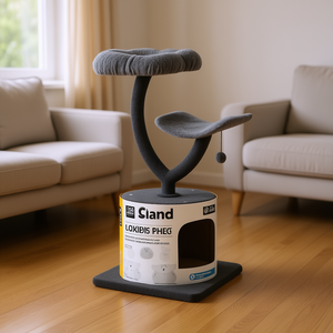 Arbre à chat Db Cat Tree Tower taille S, 2 niveaux, style moderne, pour chats d'intérieur - Product Image 2