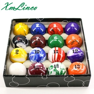 Xmlinco 2-1/4 "57mm 16 pièces par boîte boules de <span class=keywords><strong>billard</strong></span> américain - Product Image 2