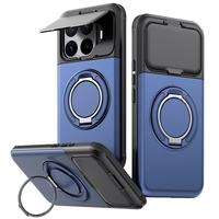 Étui de protection robuste Lichicase pour Redmi Note 17 Note 17 Pro avec cache-objectif coulissant, portefeuille et béquille
