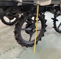 Essence 8 rangées d'équitation type transplanteur de riz à 6 rangs avec Essence et Diesel Avec 20HP Roue Type Machine De Planteur De Riz Avec Siège