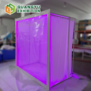 Boîte <span class=keywords><strong>de</strong></span> photomaton premium pour mariage avec couvercle en PVC personnalisé style Vogue pour extérieur - Product Image 6