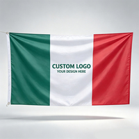 Drapeau personnalisé pour campagne extérieure en polyester durable, bords doublement cousus, respectueux de l'environnement