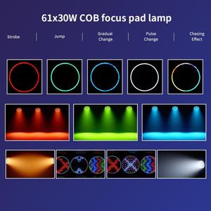 AICPOSE Vente directe usine 61X30W RGBW Lyre motorisée pour DJ, mariage, événement, Lyre motorisée LED Bee Eye - Product Image 4