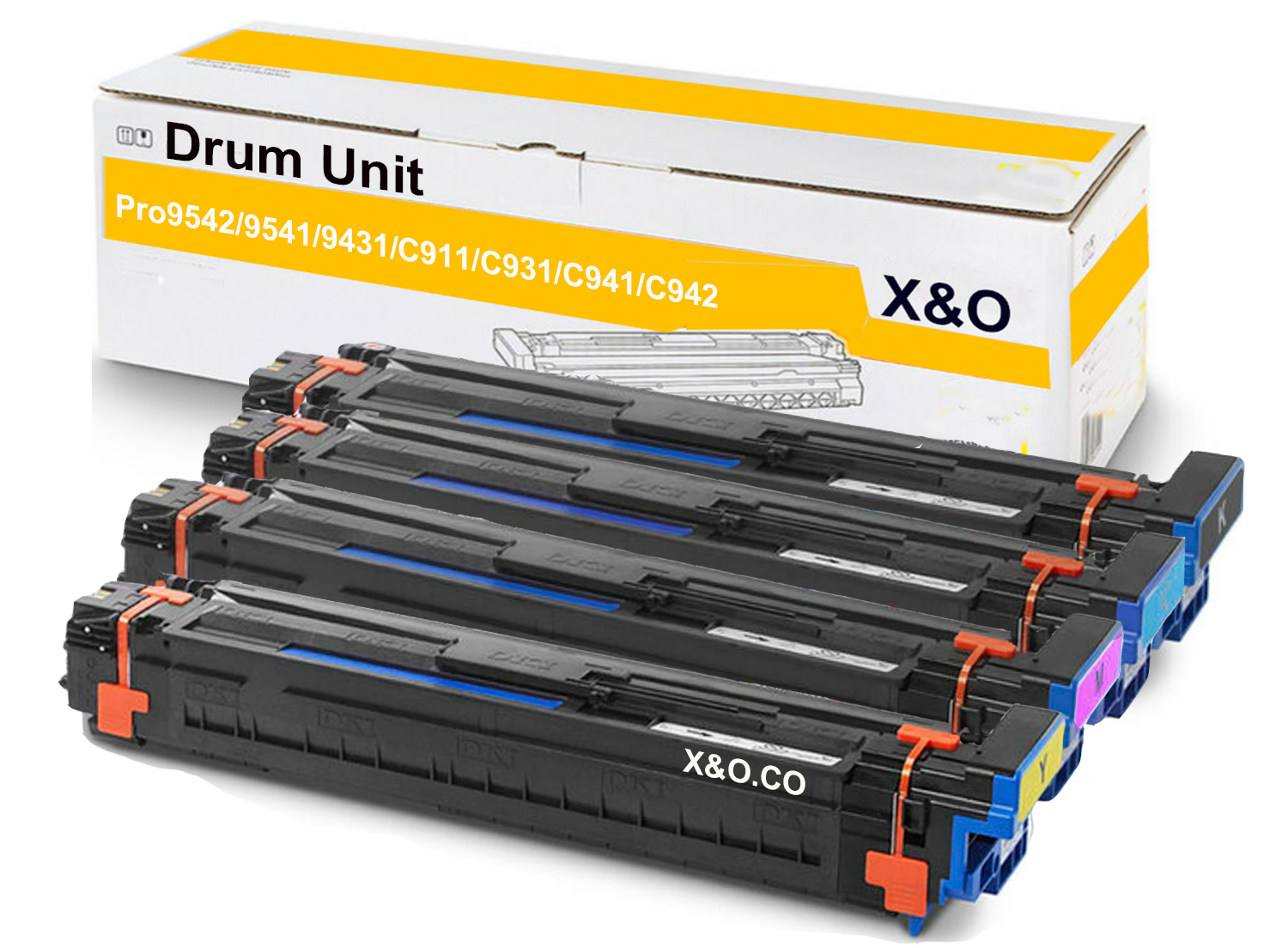 X&O OPC Drum Unit for OKI Pro 9542/9541/9431, Compatible with C911