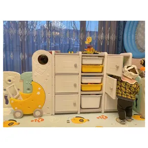 Durevole utile per bambini scaffale per libri scaffale per giocattoli scaffale in plastica multistrato