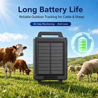 Traceur GPS 4G haute capacité avec batterie 10000 mAh, positionnement en temps réel pour chiens de chasse, chevaux, moutons, chèvres, vaches