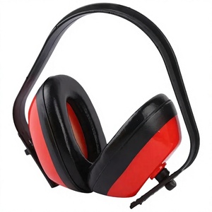 Protège-oreilles insonorisants et anti-bruit pour tronçonneuse et tondeuse à gazon avec bouchons d'oreilles en éponge isolante - Fabriqué en Chine - Product Image 1