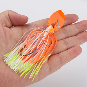 SUPERIORFISHING umpan Spinner Jig, umpan pancing 3/8oz 1/2oz Spinner Jig baling-baling, umpan obrolan pancing Bass umpan pancing - Product Image 5