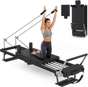 CZFITT Máquina de Pilates Reformer Grande, Resistente y Portátil, Equipo de Fitness para el Hogar para Pérdida de Peso, Cama de Yoga de Acero y Material ABS - Product Image 1