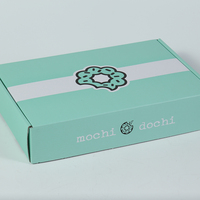 Boîte à donuts personnalisée, impression personnalisée, boîte d'emballage écologique recyclable avec impression de logo à l'extérieur et à l'intérieur