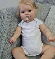 Adorable muñeca Reborn <span class=keywords><strong>de</strong></span> <span class=keywords><strong>silicona</strong></span> recién nacida en <span class=keywords><strong>miniatura</strong></span> <span class=keywords><strong>de</strong></span> 20 pulgadas Diseño <span class=keywords><strong>de</strong></span> moda realista para niñas - Product Image 4