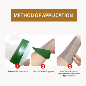 Patch Chauffant Apaisant au Gingembre et aux Herbes pour les Douleurs Articulaires avec Adhérence Douce pour la Peau - Product Image 5