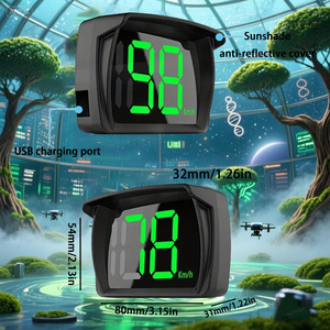 Màn hình hiển thị HUD GPS độ chính xác cao, nguồn gốc nhà máy, đèn LED xanh, độ nét cao, lắp trên xe hơi, dùng được cho tất cả các loại xe - Product Image 6