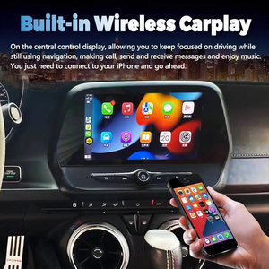 Autoradio Android 8 pouces avec CarPlay pour Chevrolet Camaro 2017-2021, lecteur multimédia vidéo, GPS, navigation, autoradio stéréo - Product Image 2