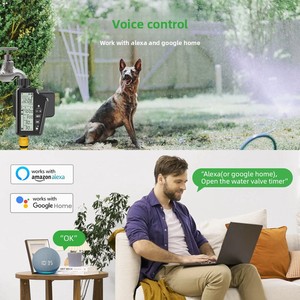 Minuterie <span class=keywords><strong>d</strong></span>'<span class=keywords><strong>arrosage</strong></span> automatique et intelligente pour le jardinage <span class=keywords><strong>WiFi</strong></span> Étanche IP65 Trois modes <span class=keywords><strong>d</strong></span>'<span class=keywords><strong>arrosage</strong></span> <span class=keywords><strong>Programmateur</strong></span> <span class=keywords><strong>d</strong></span>'eau programmable Smart Life App - Product Image 4