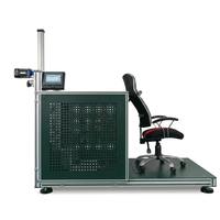 Testeur de résistance des dossiers et accoudoirs de chaise de bureau, machine de test de charge statique et de fatigue à double fonction, conforme aux normes BIFMA X5.1 et EN 1335