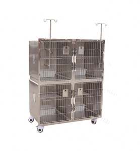 Casa para perros y gatos, jaula de oxígeno para mascotas de acero inoxidable, a buen precio, a la venta - Product Image 1