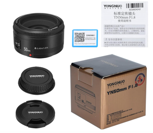 YONGNUO YN50mm F1.8C เลนส์ออโต้โฟกัสรูรับแสงกว้าง50มม. f/1.8สำหรับเมาท์ <span class=keywords><strong>Canon</strong></span> EF ใช้กับ <span class=keywords><strong>Canon</strong></span> <span class=keywords><strong>EOS</strong></span> <span class=keywords><strong>4000D</strong></span> - Product Image 6