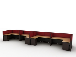 Nhà máy LCN trực tiếp máy trạm văn phòng hiện đại cho văn phòng mới cho hội trường khách sạn tòa nhà văn phòng - Product Image 4