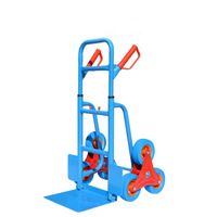 Chariot à provisions personnalisable ODM amovible escalier escalade chariot à bagages en acier avec sac 100g caddies 32mm