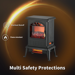 <span class=keywords><strong>Chimenea</strong></span> Eléctrica Independiente de Cuarzo Infrarrojo de Alta Calidad y Bajo Precio con <span class=keywords><strong>Efecto</strong></span> de <span class=keywords><strong>Fuego</strong></span> - Product Image 4