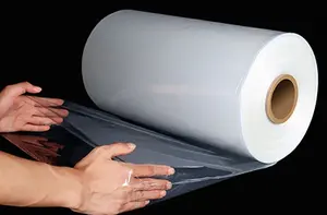 Plastic Film Roll Pe Clear Heat Shrink Film Pof Heat-Shrinkable Film For Bottles Packaging
