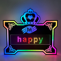 Panneau d'affichage à LED défilant programmable APP panneau d'affichage LOGO personnalisé présentateur de bouteille écran VIP pour discothèque salon