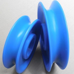 Polea de Nylon Azul con Ranura en U - Product Image 4