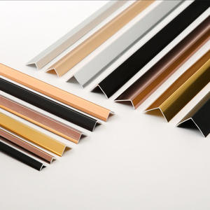 Современная L-образная алюминиевая угловая плитка, отделка для защиты стен, отделка для наружного использования, металлический материал - Product Image 2