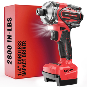 <span class=keywords><strong>Atornillador</strong></span> de <span class=keywords><strong>Impacto</strong></span> Inalámbrico de Alto Torque de 280 N.m, 20 V, Sin Escobillas, Hexagonal de 1/4 de Pulgada, con 3 Modos de Velocidad y Luz LED - Product Image 1