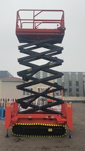 Plataforma Elevadora Hidráulica de 450 kg a Precio de Fábrica, Elevador de Tijera Móvil Eléctrico Autopropulsado para <span class=keywords><strong>Alquiler</strong></span> - Product Image 4