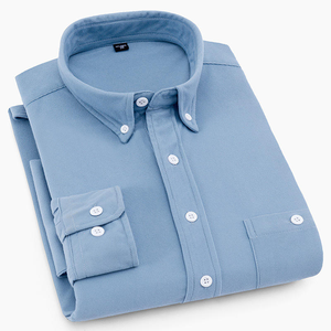 Chemise décontractée d'été pour homme en mélange de lin, manches courtes, boutonnée, col classique, poche poitrine, chemise de bureau - Product Image 3