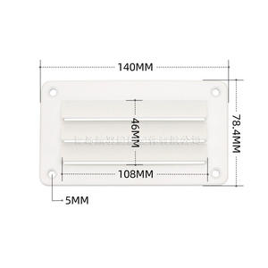 Couverture de trappe carrée pour yacht/bateau rapide, accessoire ABS pour cabine marine, ouverture de ventilation, couverture de pont pour yacht - Product Image 5