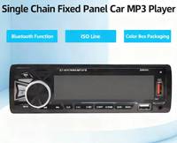 Radio para Auto Universal 1 DIN, Reproductor MP3 con Pantalla LCD, Estéreo, Amplificador, Subwoofer, FM, Llamadas Manos Libres, Venta al Por Mayor de Fábrica