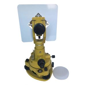 Instrument de topographie optique carré jaune avec cible noire et blanche - Product Image 3