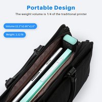 Desain Baru Mphomemo M08F Printer Mini Thermal Tanpa Tinta Printer A4 Portabel