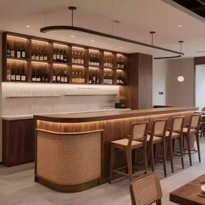 Quầy <span class=keywords><strong>bar</strong></span> Chất lượng cao tùy chỉnh Quầy <span class=keywords><strong>Bar</strong></span> Gỗ cho các cửa hàng cà phê hoặc trung tâm thương mại - Product Image 4