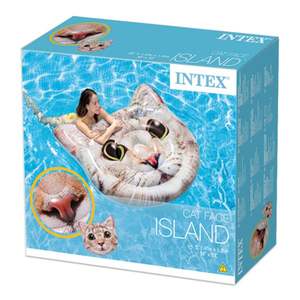 Flotador Inflable para Piscina Intex Cat Face Island 147x135cm - Product Image 1
