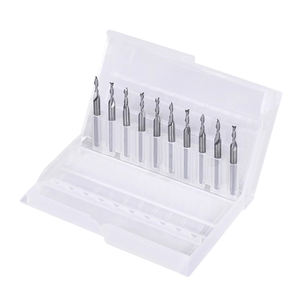 HUHAO <span class=keywords><strong>Fraise</strong></span> CNC 0.5-3.175mm à deux cannelures pour bois MDF - Product Image 4