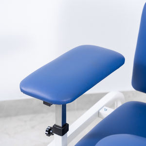 Silla médica de alta calidad para donación de sangre, reposabrazos ajustable, mesa de recolección de sangre, silla de Hospital, cuero PU, 2 unidades - Product Image 5