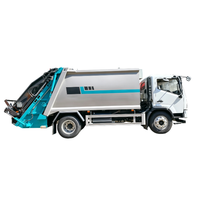 Camion à ordures compacteur à chargement arrière de 12 mètres cubes Dongfeng Forland pour l'assainissement municipal