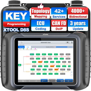 Alat diagnostik pemindai mobil, D8S V2.0 semua sistem, alat pemindai dua arah 42 + reset dengan pembaruan FCA <span class=keywords><strong>3</strong></span> tahun - Product Image 1