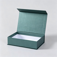 Boîtes en papier rigide écologiques avec fermeture magnétique et inserts en éponge pour coffrets cadeaux cosmétiques et emballages de maquillage de luxe en gros