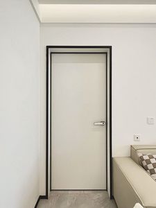 Puertas Interiores Modernas de WPC de Buena Calidad, Resistentes al Agua, con Acabado y Marco para Apartamento, Villa, Cocina y Patio - Product Image 5