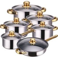 Batterie de cuisine antiadhésive en acier inoxydable Ensembles de casseroles à soupe Marmite et casseroles de cuisine
