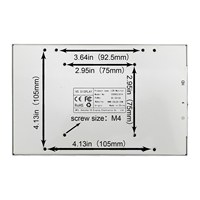 Écran secondaire LCD IPS USB-C de 8 pouces 1280x800 pour remplacement, affichage de température CPU/GPU pour boîtier PC DIY avec ventilateur 120x120